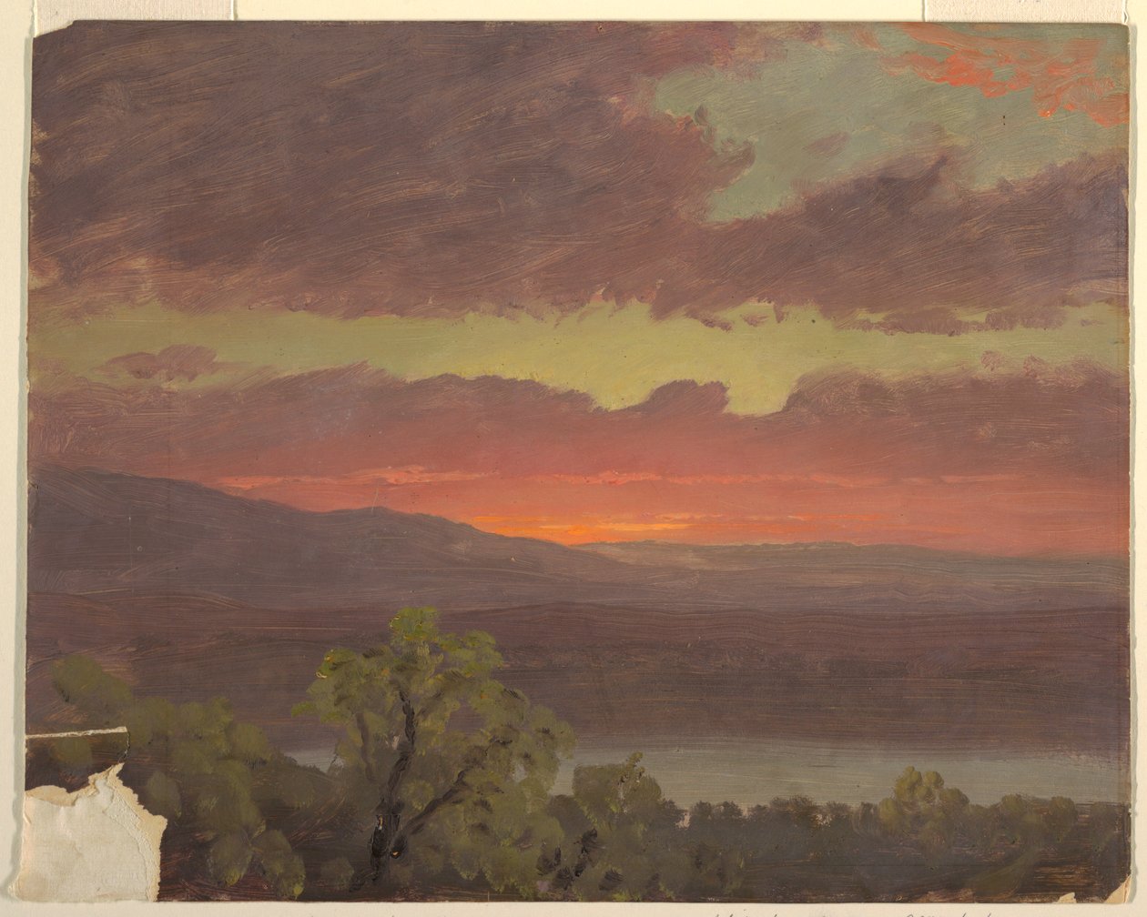 Coucher de soleil en Jamaïque - Frederic Edwin Church