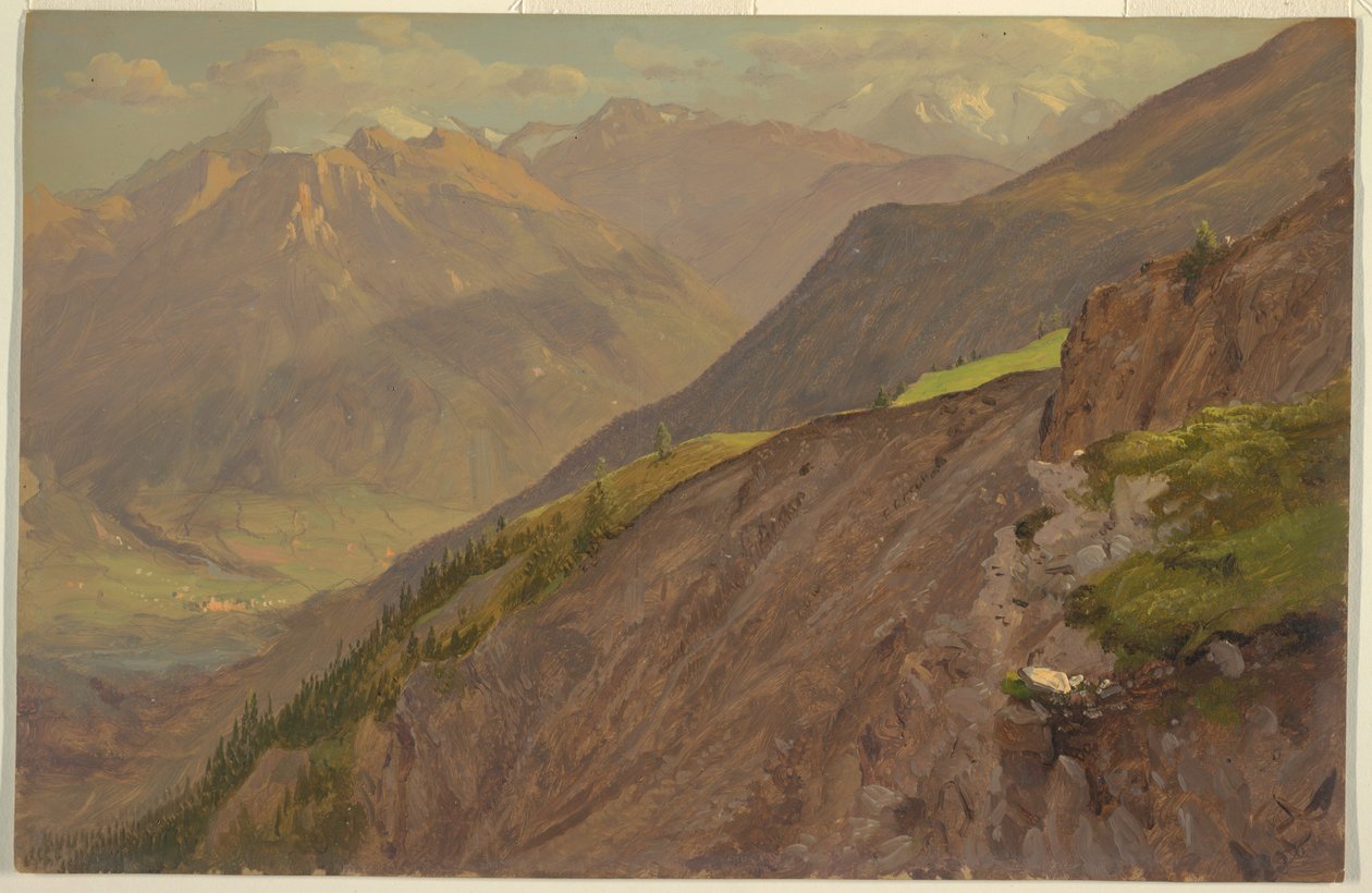 Le Goell et Watzmann, près de Berchtesgeden - Frederic Edwin Church