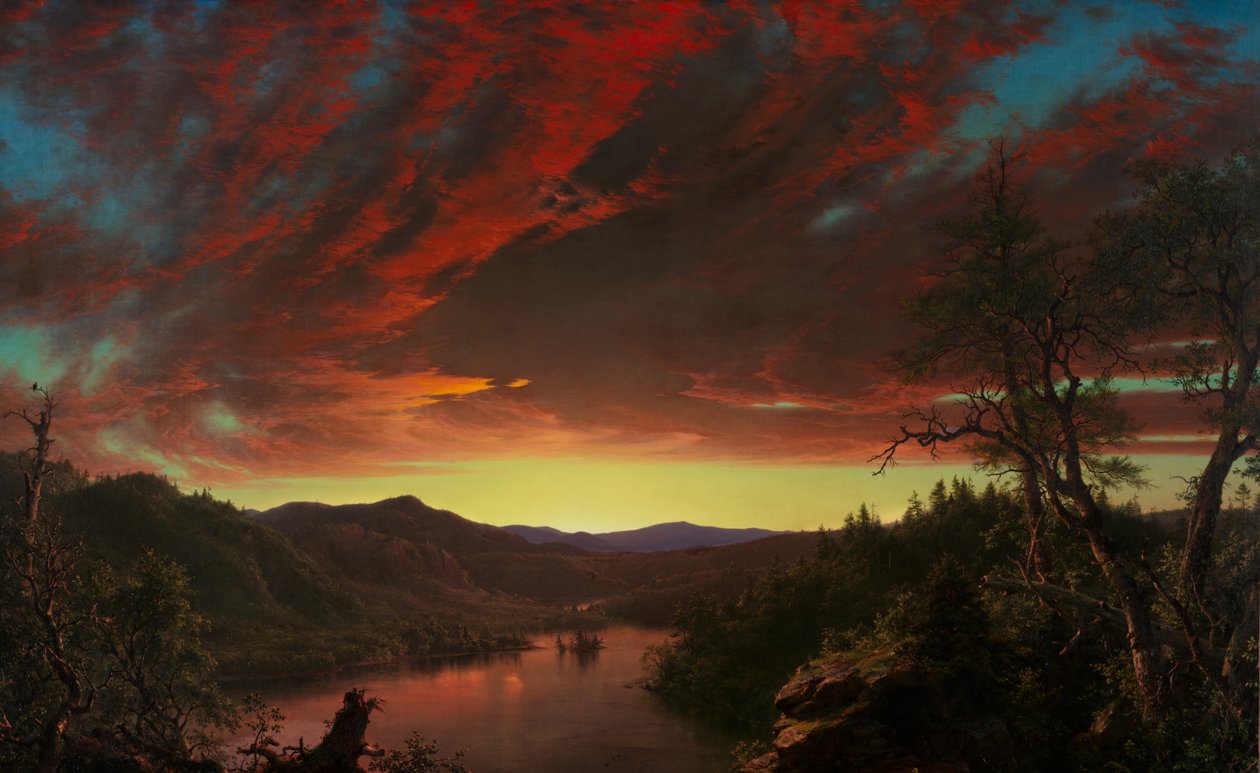 Crépuscule dans le désert, 1860 - Frederic Edwin Church