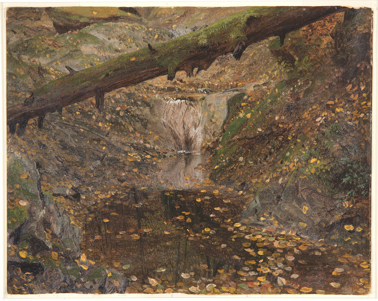 Ruisseau forestier, peut-être Mt. Desert, Maine - Frederic Edwin Church