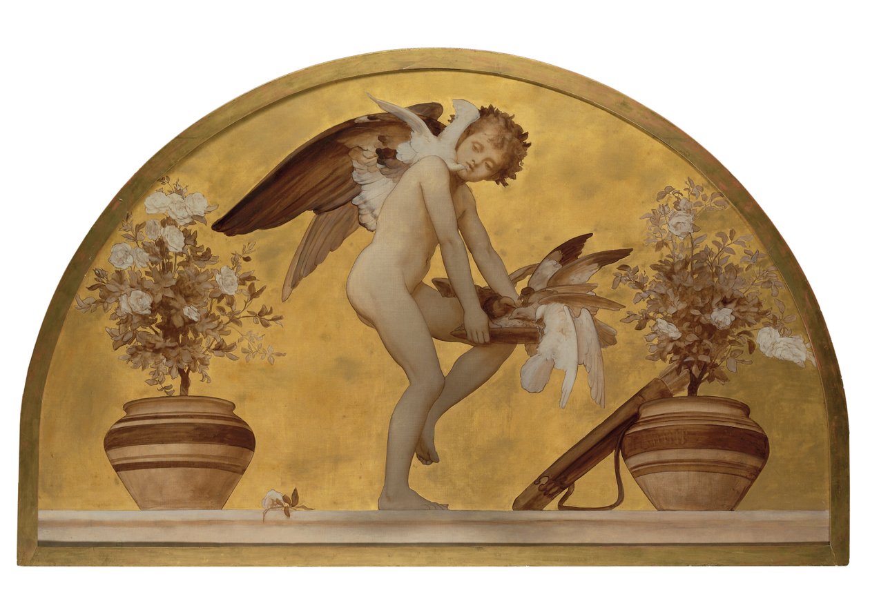 Cupidon et colombes - Frederic Leighton