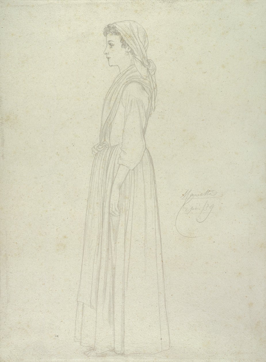 Marietta, Capri, 1859 - Frederic Leighton