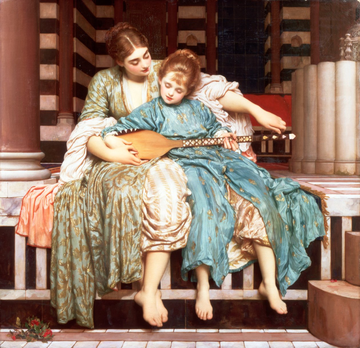 La Leçon de musique - Frederic Leighton