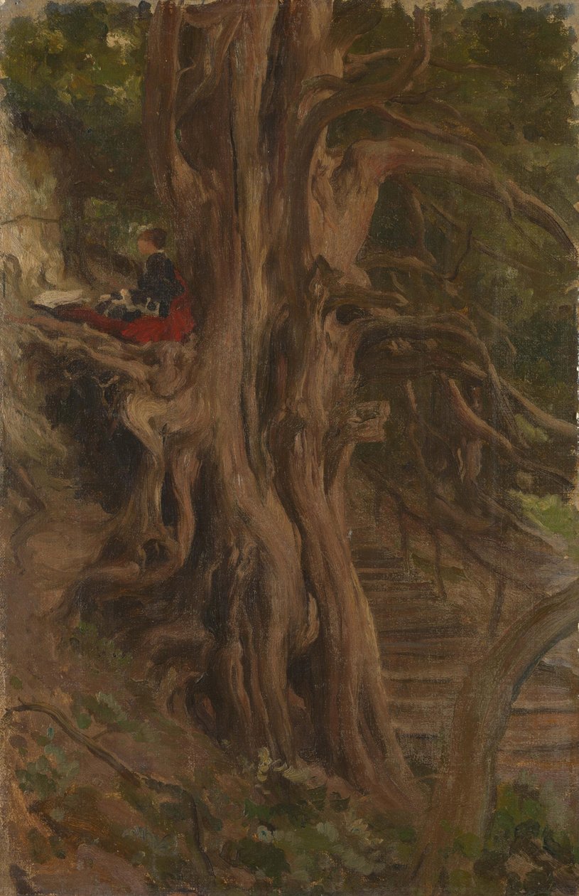 Arbres à Cliveden - Frederic Leighton 1st Baron Leighton