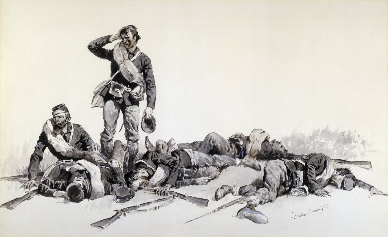 Après la bataille - Frederic Remington