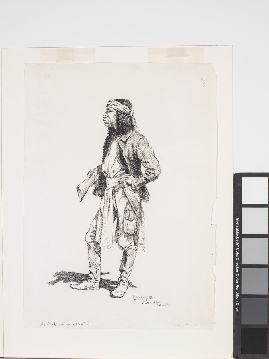 Un soldat apache, ou éclaireur - Frederic Remington