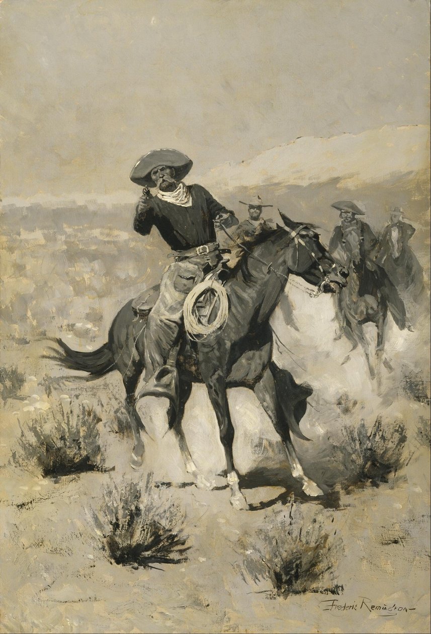 Days on the Range ("Hands Up !") - Frederic Remington