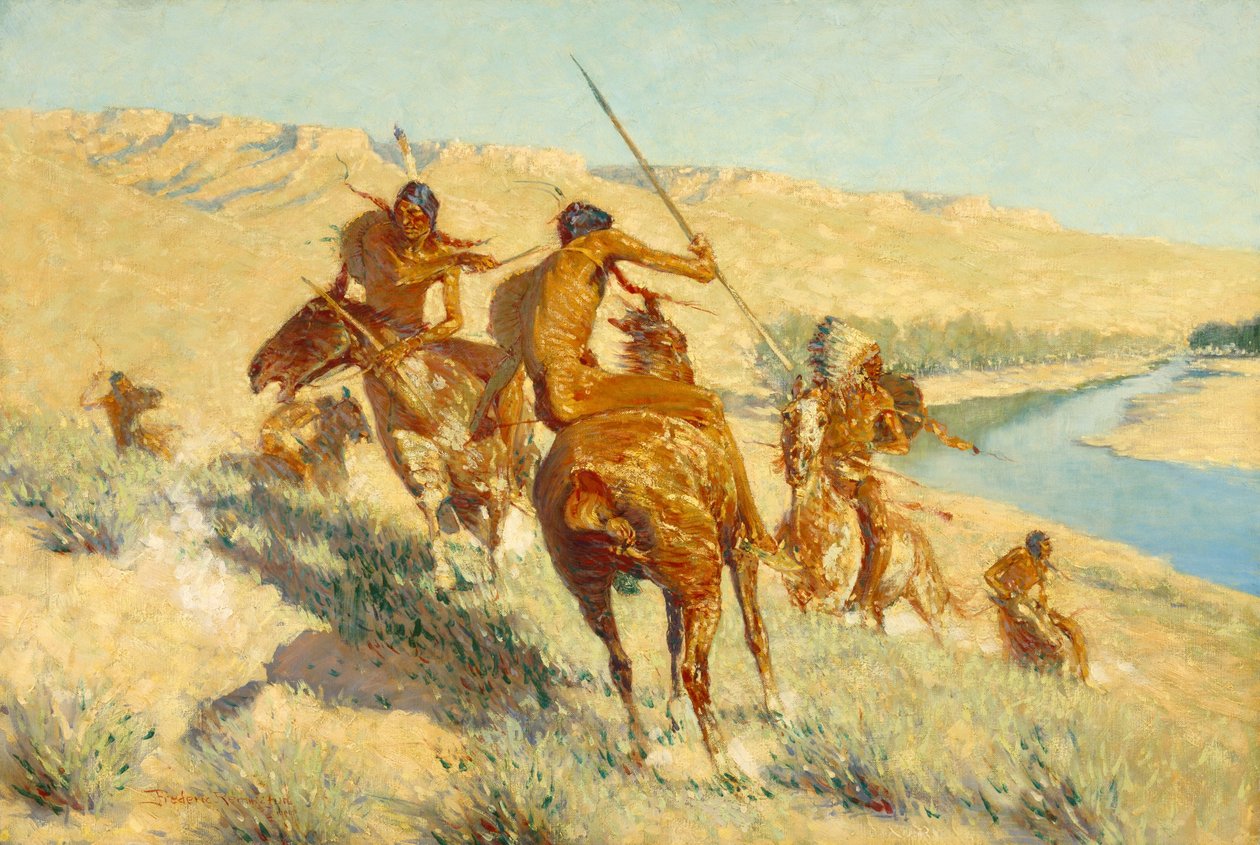 Épisode du pistolet à bison - Frederic Remington