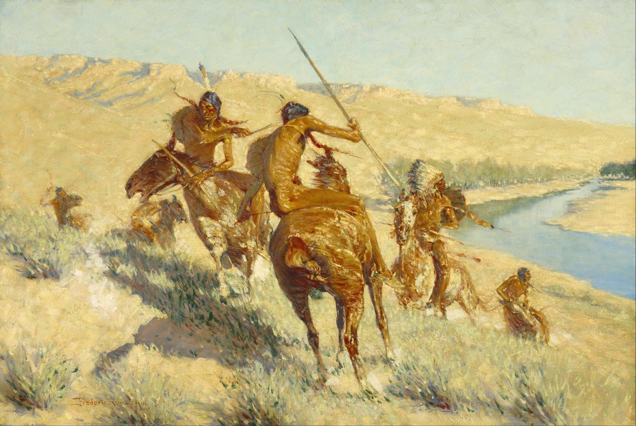 Épisode du pistolet à bison - Frederic Remington