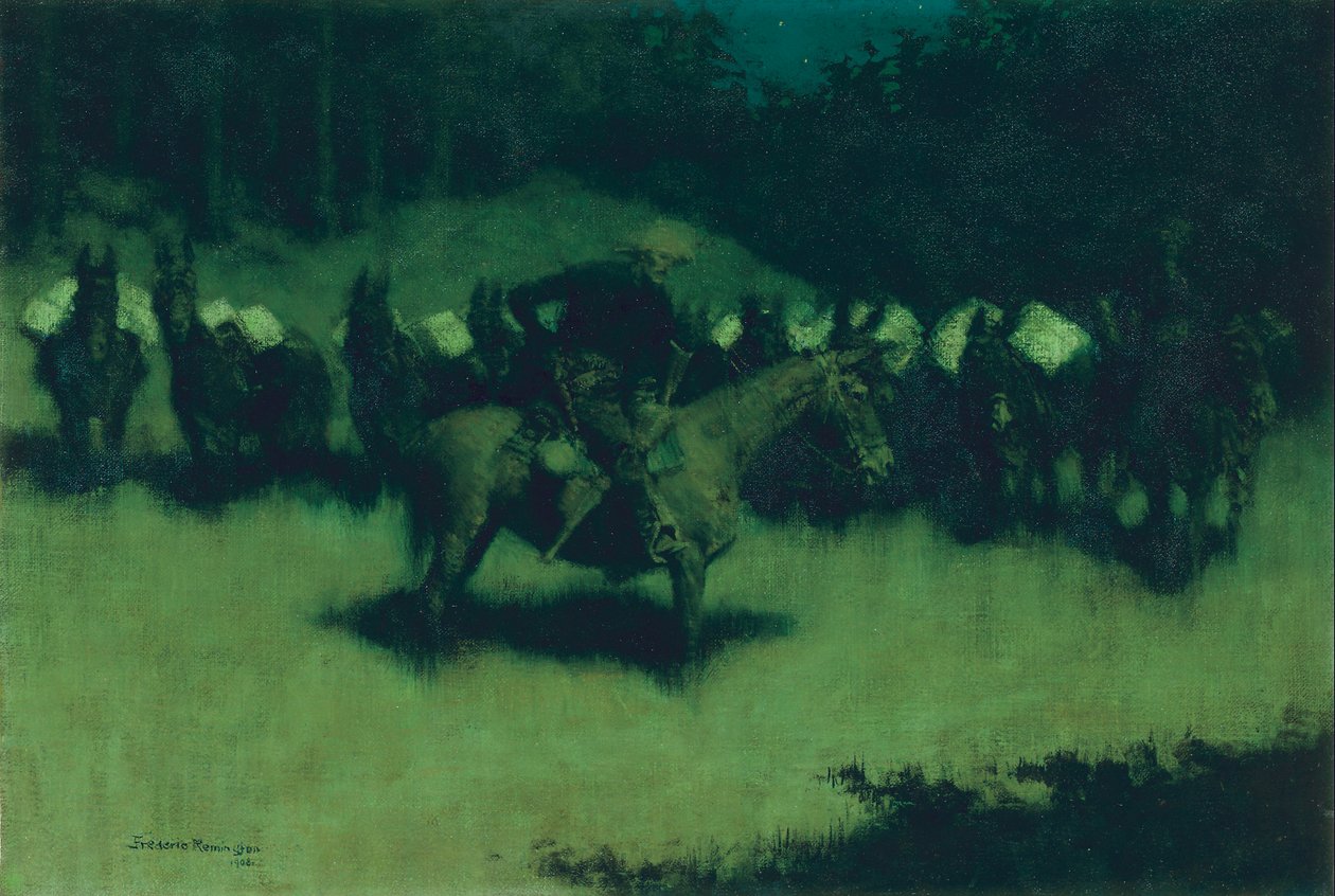 Panique dans un Convoi, 1908 - Frederic Remington