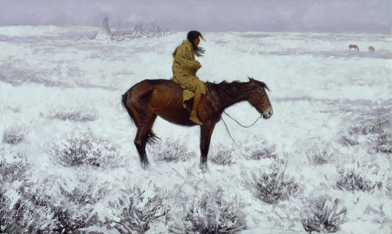 Le garçon de troupe, vers 1905 - Frederic Remington