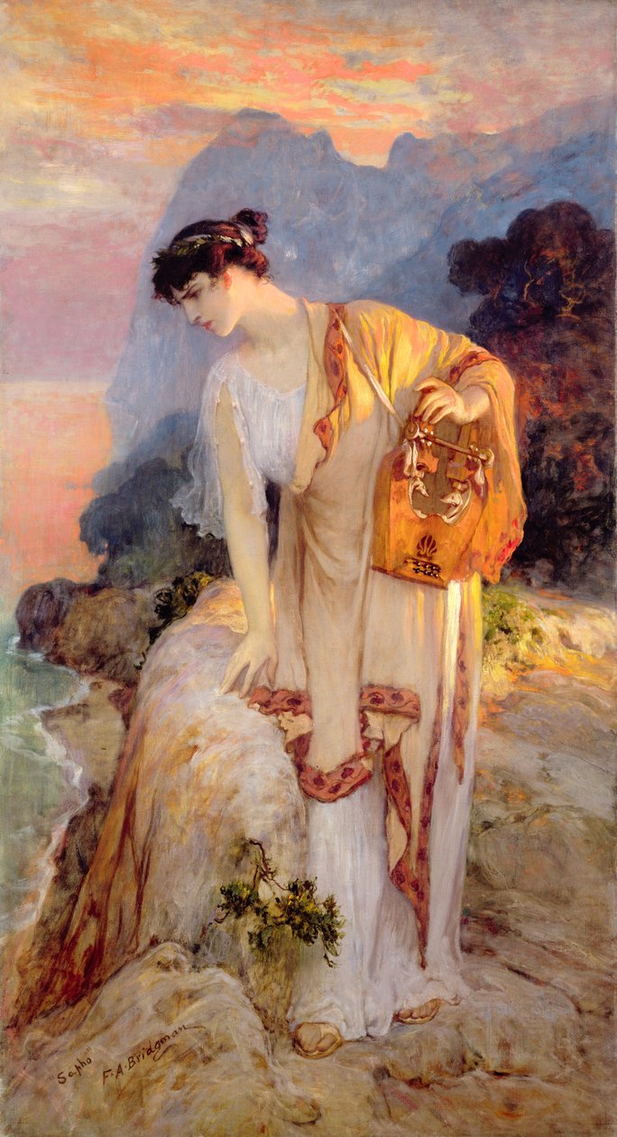 Sappho vers 1910 - Frederick Arthur Bridgman