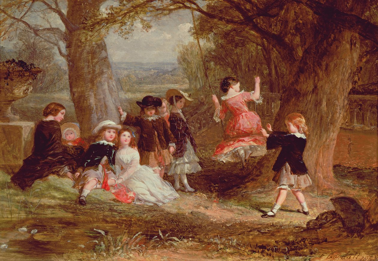 La balançoire, 1853 - Frederick Goodall