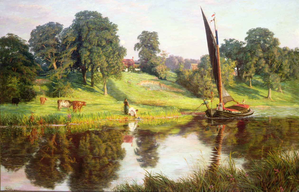 Sur la rivière - Frederick Bacon Barwell