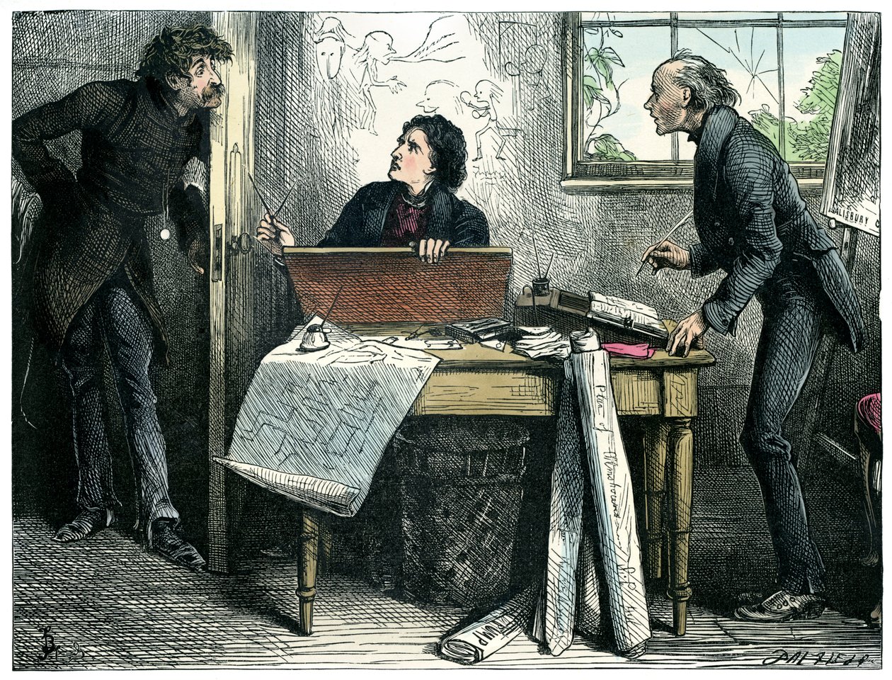 Martin Chuzzlewit par Charles Dickens - Frederick Barnard