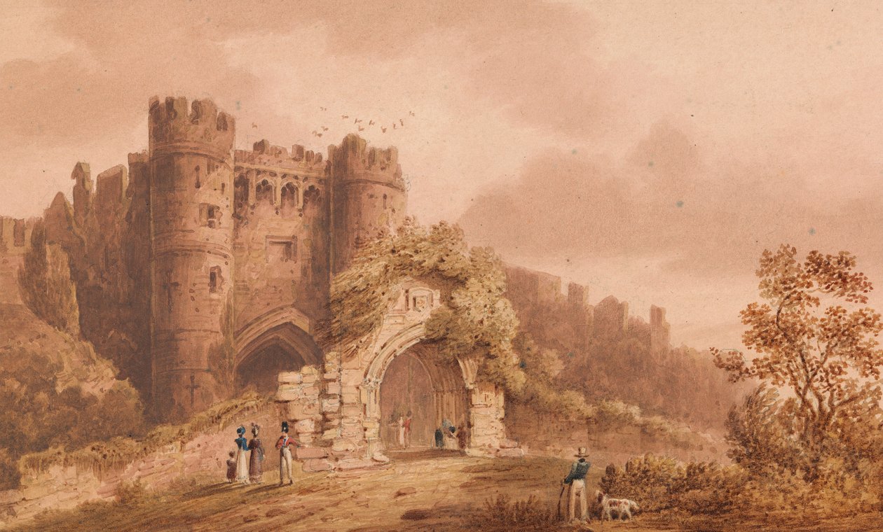 Château de Carisbrook, Île de Wight - Frederick Calvert