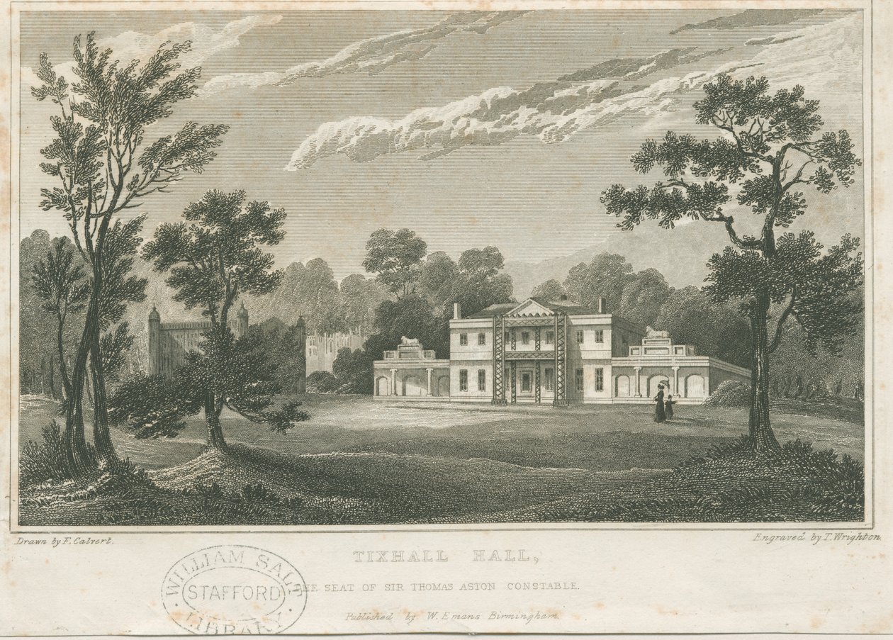 Tixall Hall - Frederick Calvert