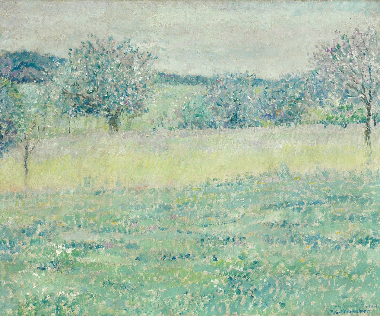 Paysage de Giverny - Frederick Carl Frieseke