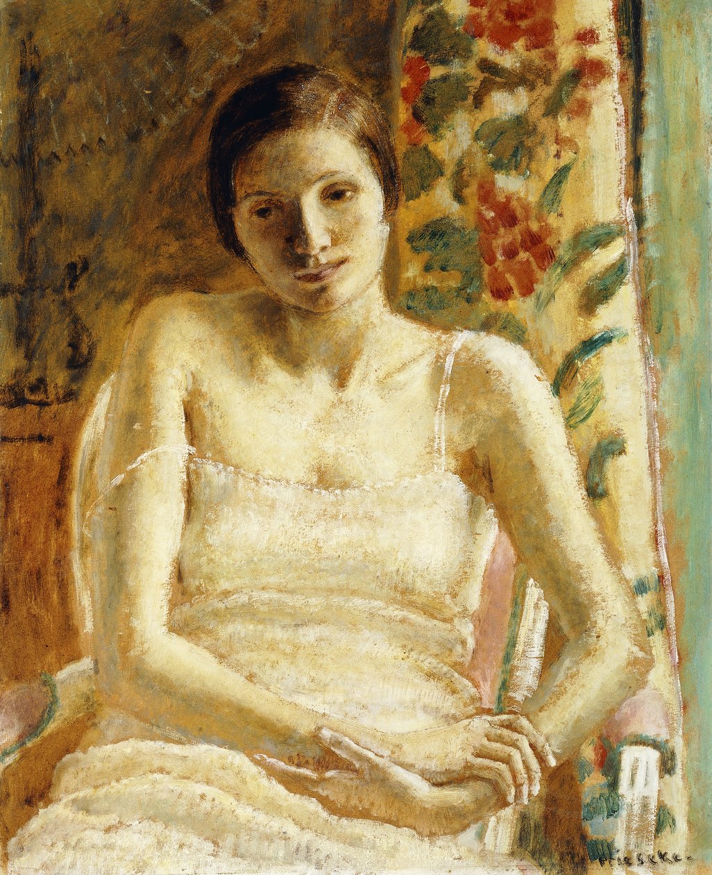 Figure assise - Frederick Carl Frieseke