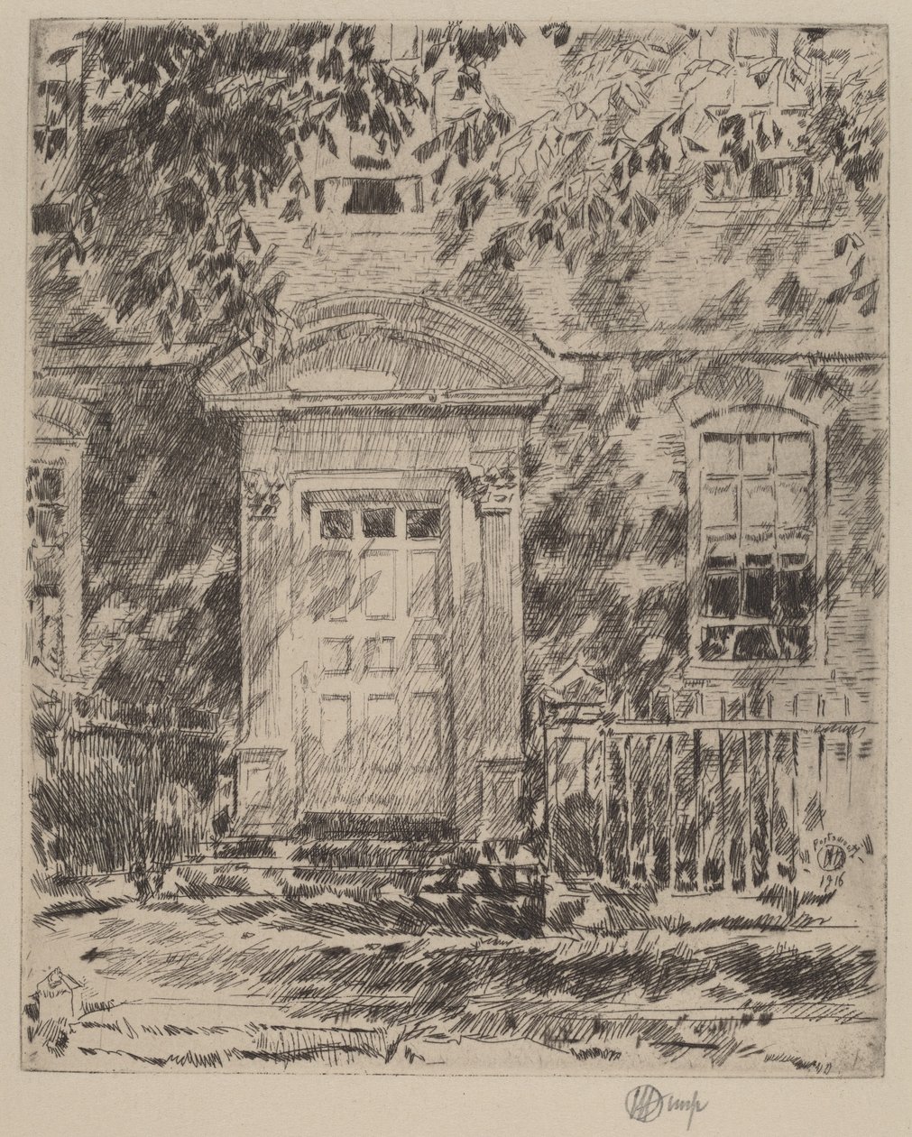 Porte de Portsmouth, 1916 - Frederick Childe Hassam