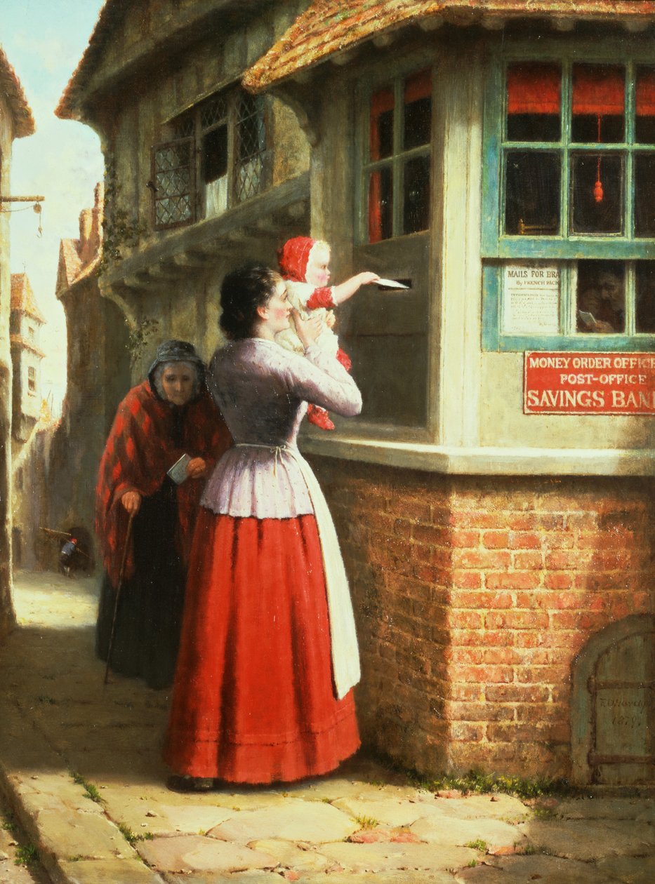 Poster une lettre, 1879 - Frederick Daniel Hardy