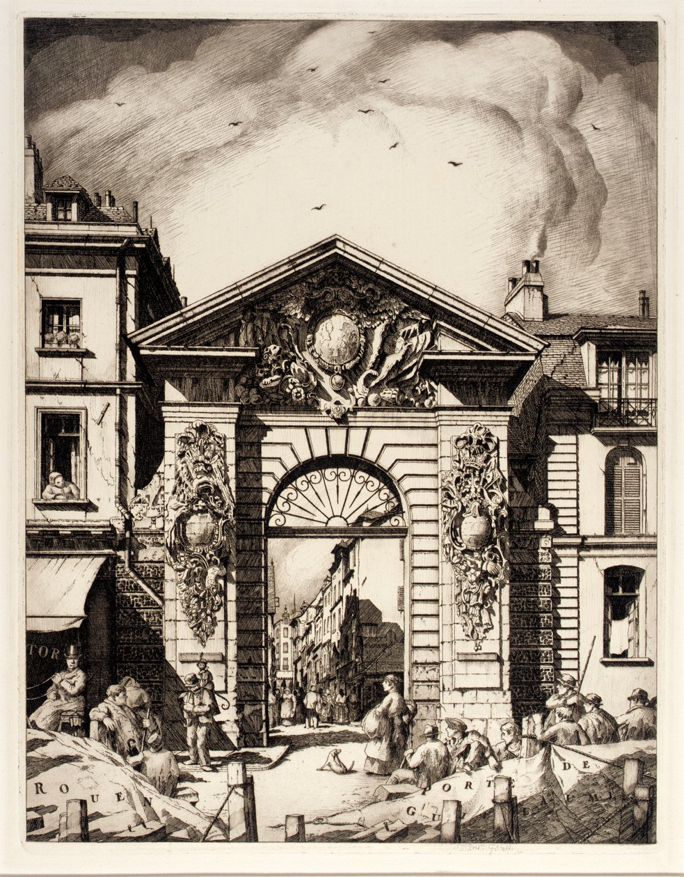 Rouen, Porte de Guillaume - Frederick G. Hall