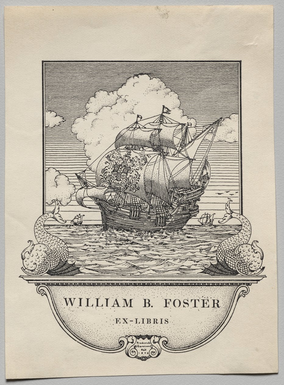 Ex-libris : William B. Foster - Frederick Garrison Hall