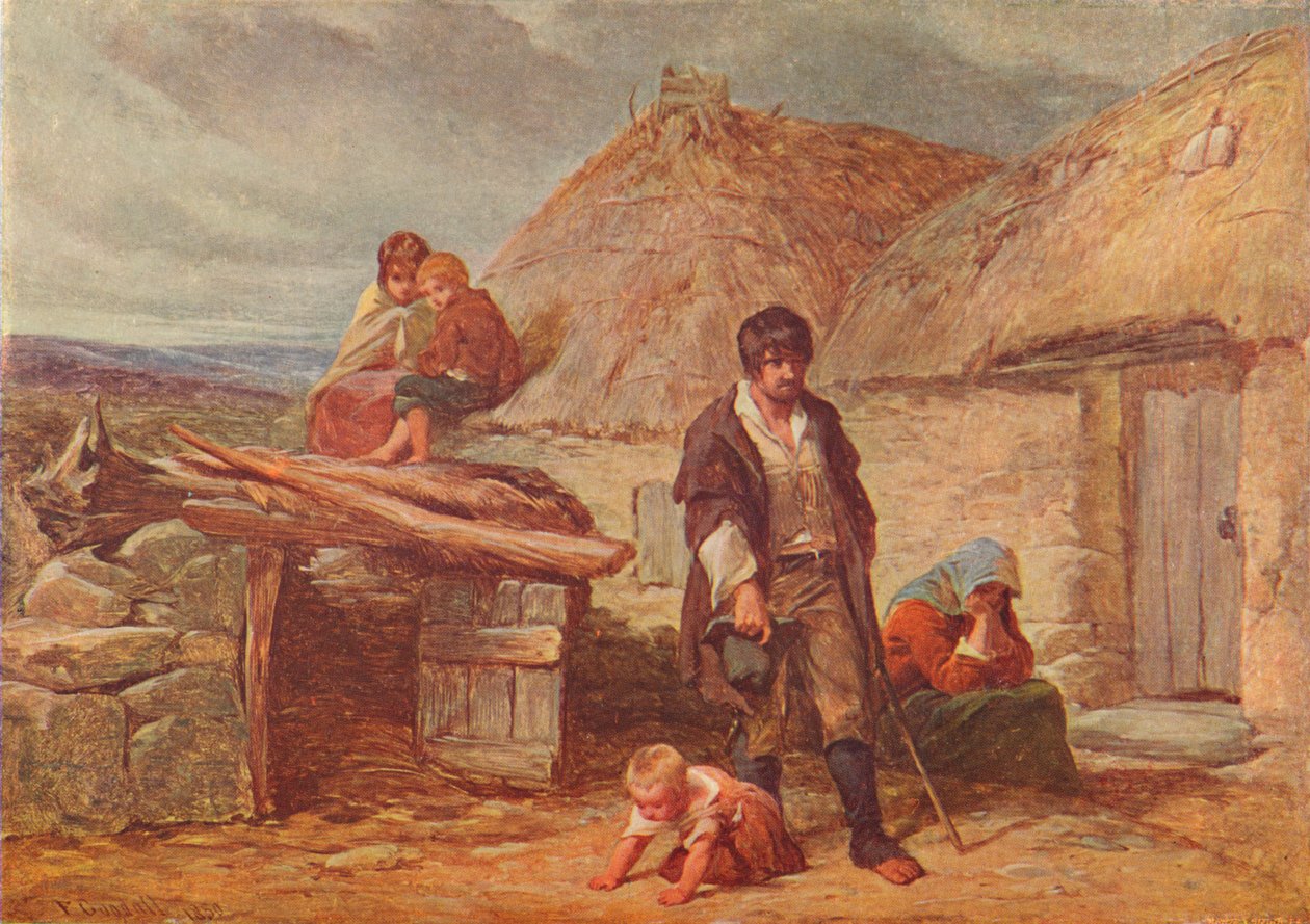 Une expulsion irlandaise, 1850 - Frederick Goodall