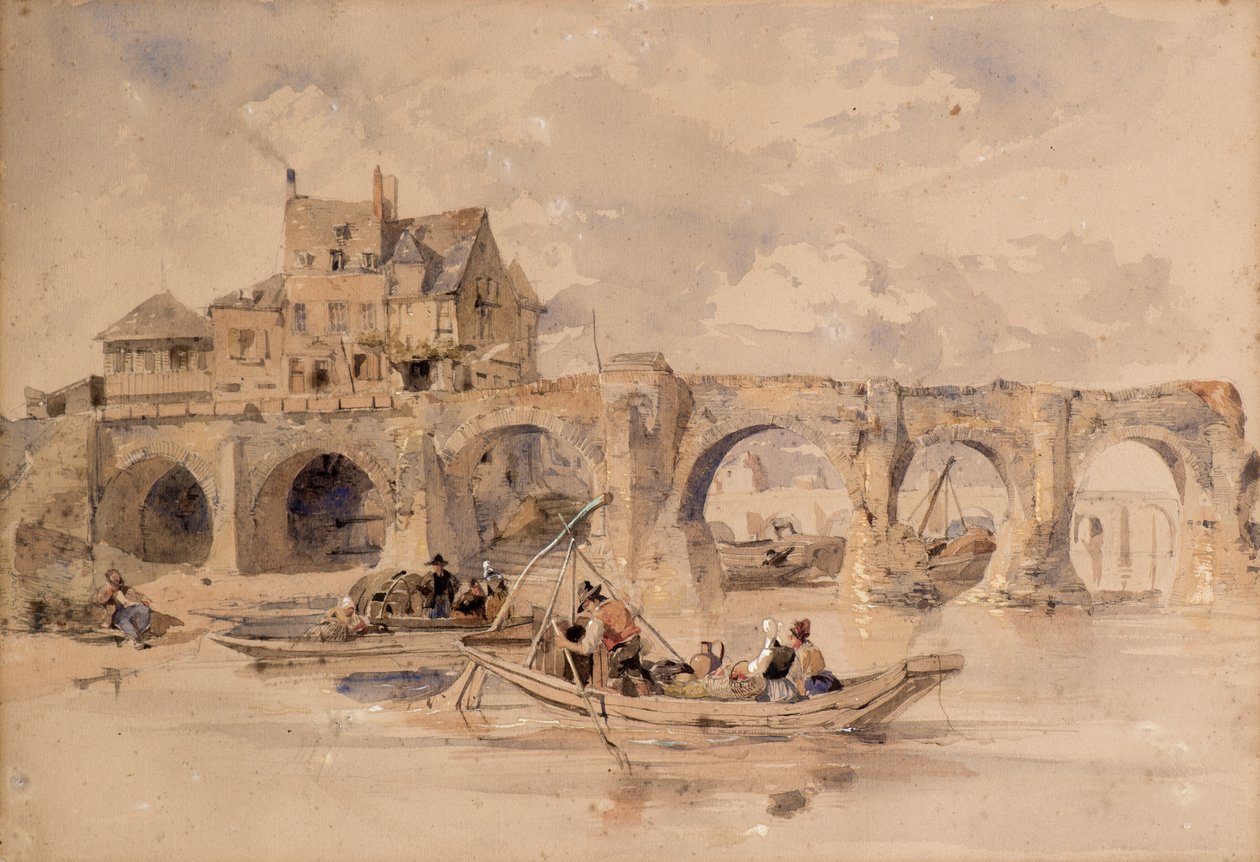 Vieux pont - Frederick Goodall