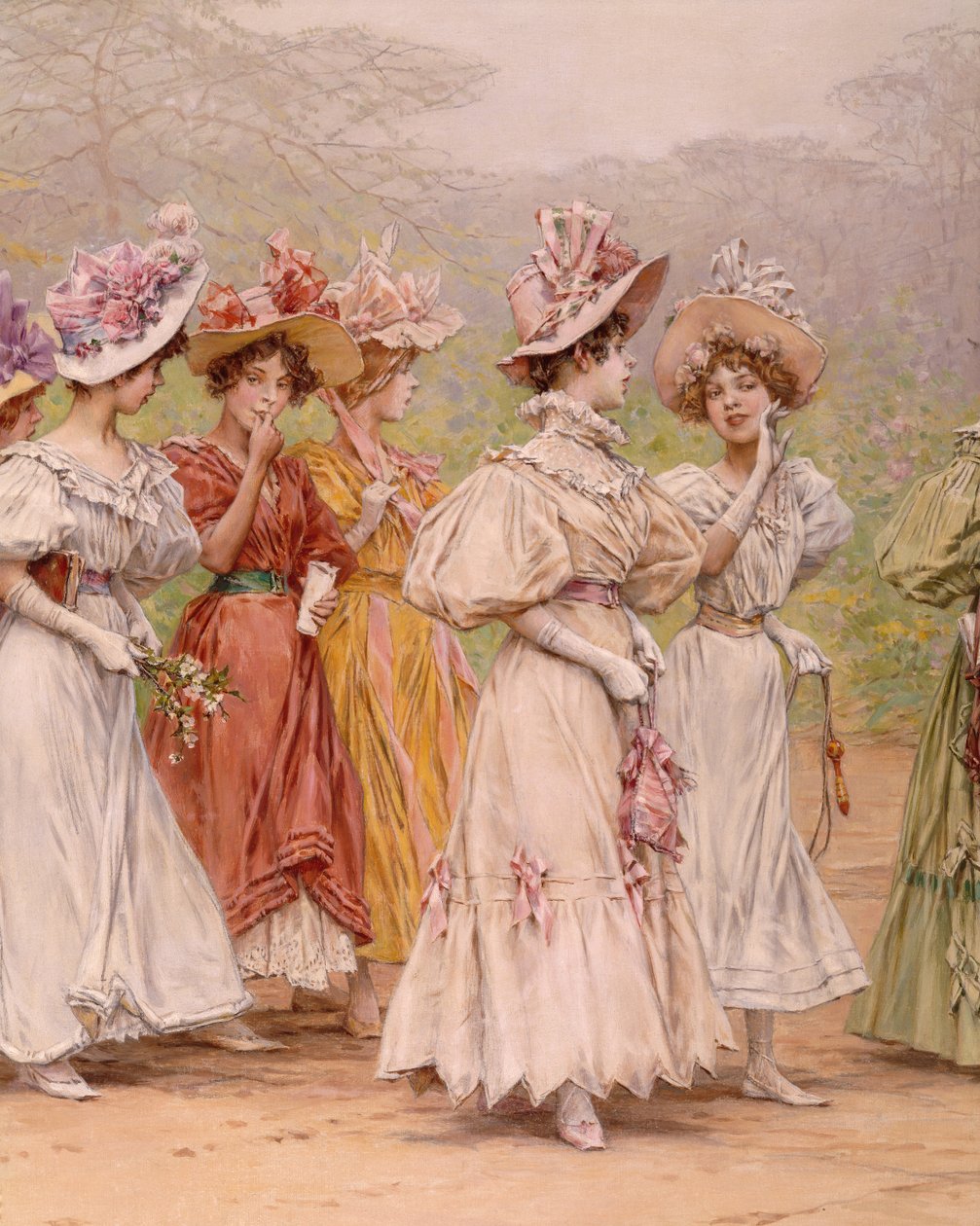 La promenade - Frederick Hendrick Kaemmerer