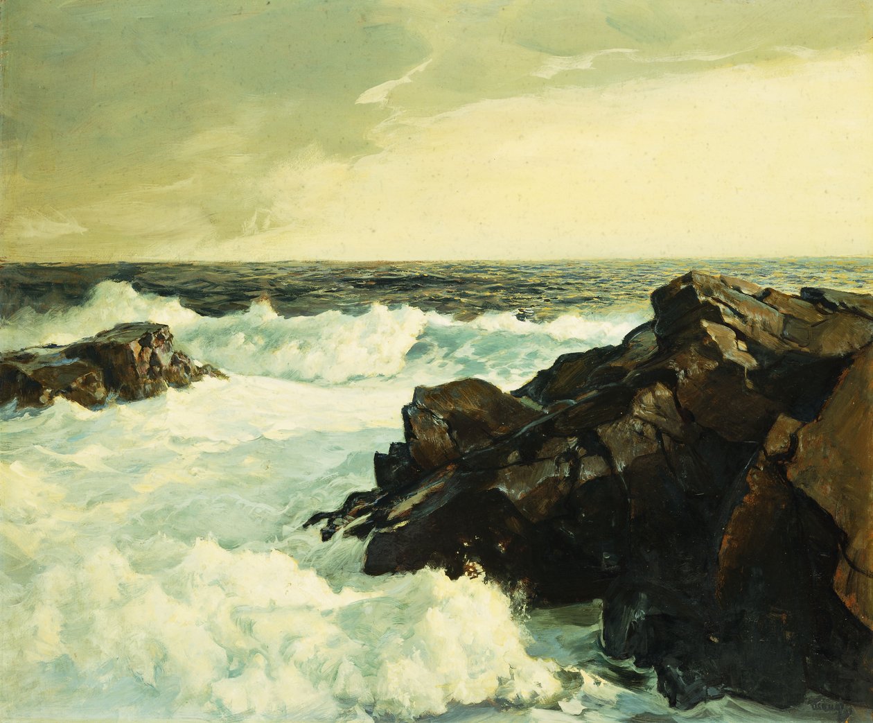 Marée haute - Frederick Judd Waugh
