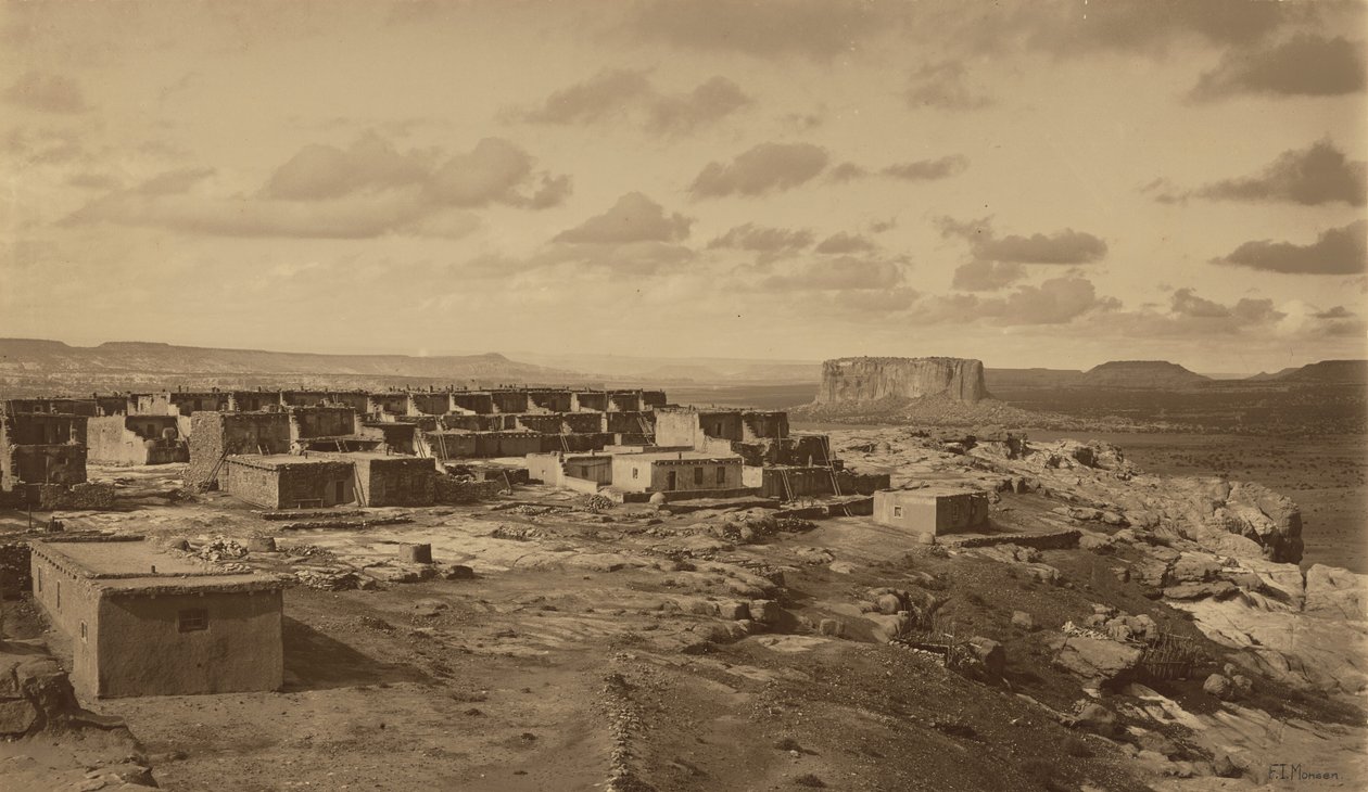 Enchanted Mesa, Acoma, Nouveau Mexique,1900 (photo) - Frederick Monsen