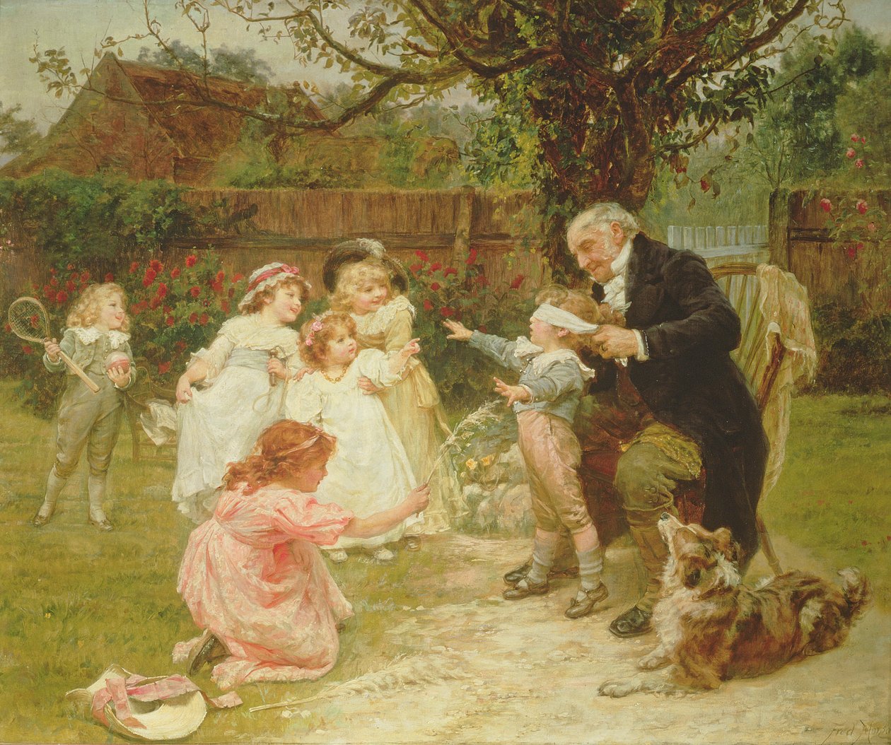 Colin-maillard - Frederick Morgan