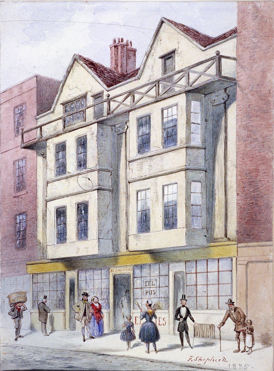 Fleet Street, Londres, 1835 - Frederick Napoleon Shepherd