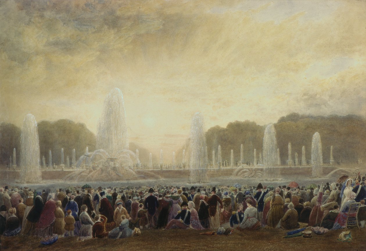 Les fontaines de Versailles - Frederick Nash