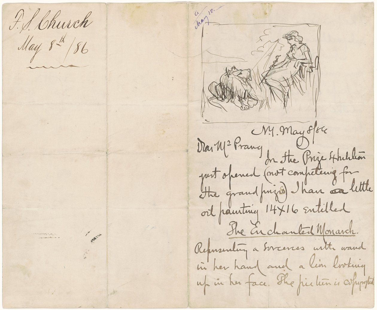 Étude après "Le Monarque enchanté" - Frederick Stuart Church