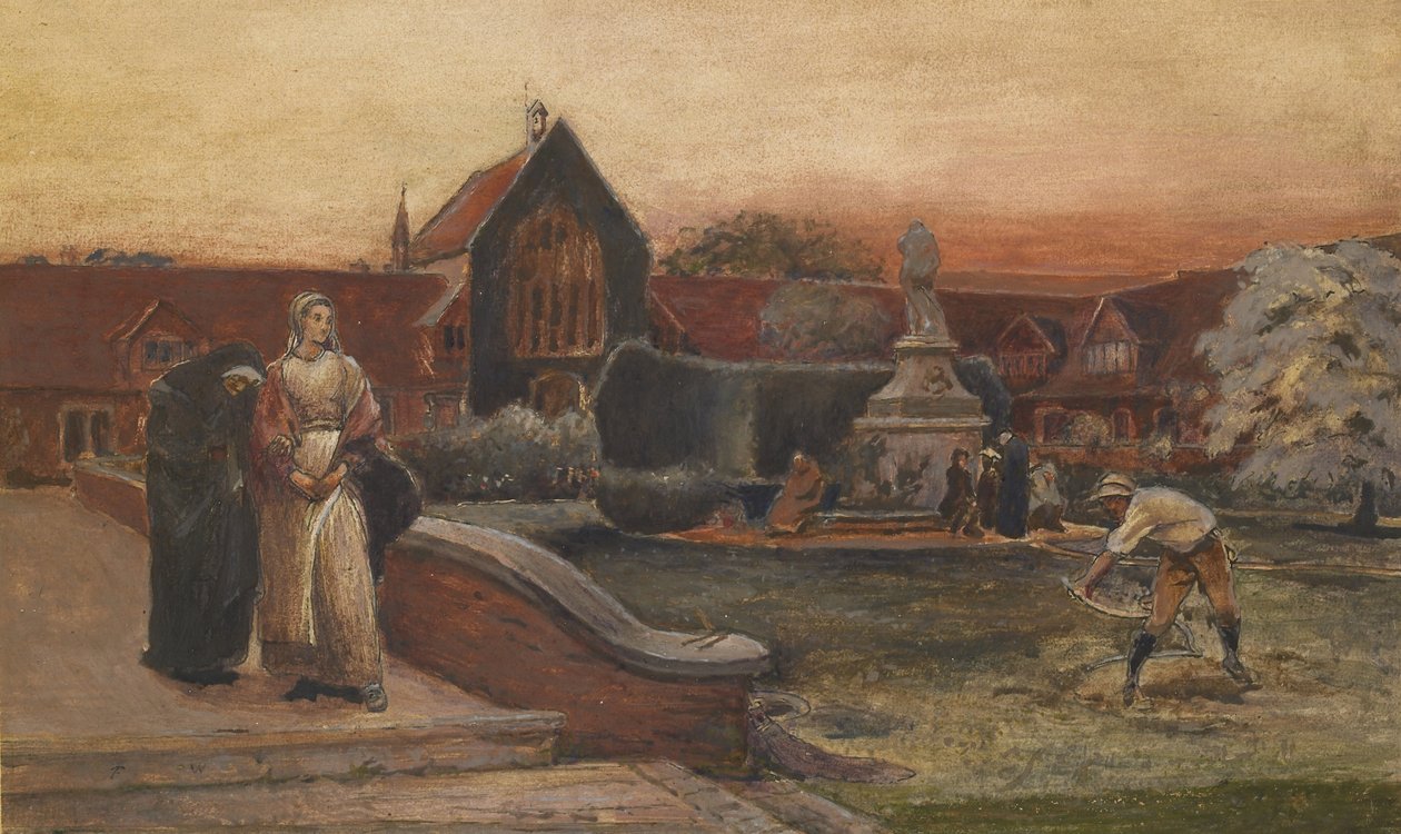 Étude pour "Le port de refuge - Frederick Walker