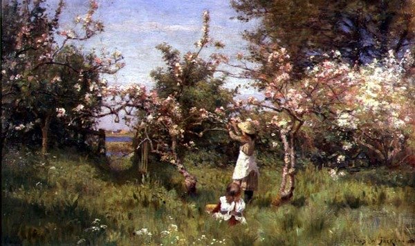 Cueillir des fleurs - Frederick William Jackson