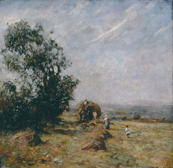 Scène de récolte - Frederick William Jackson