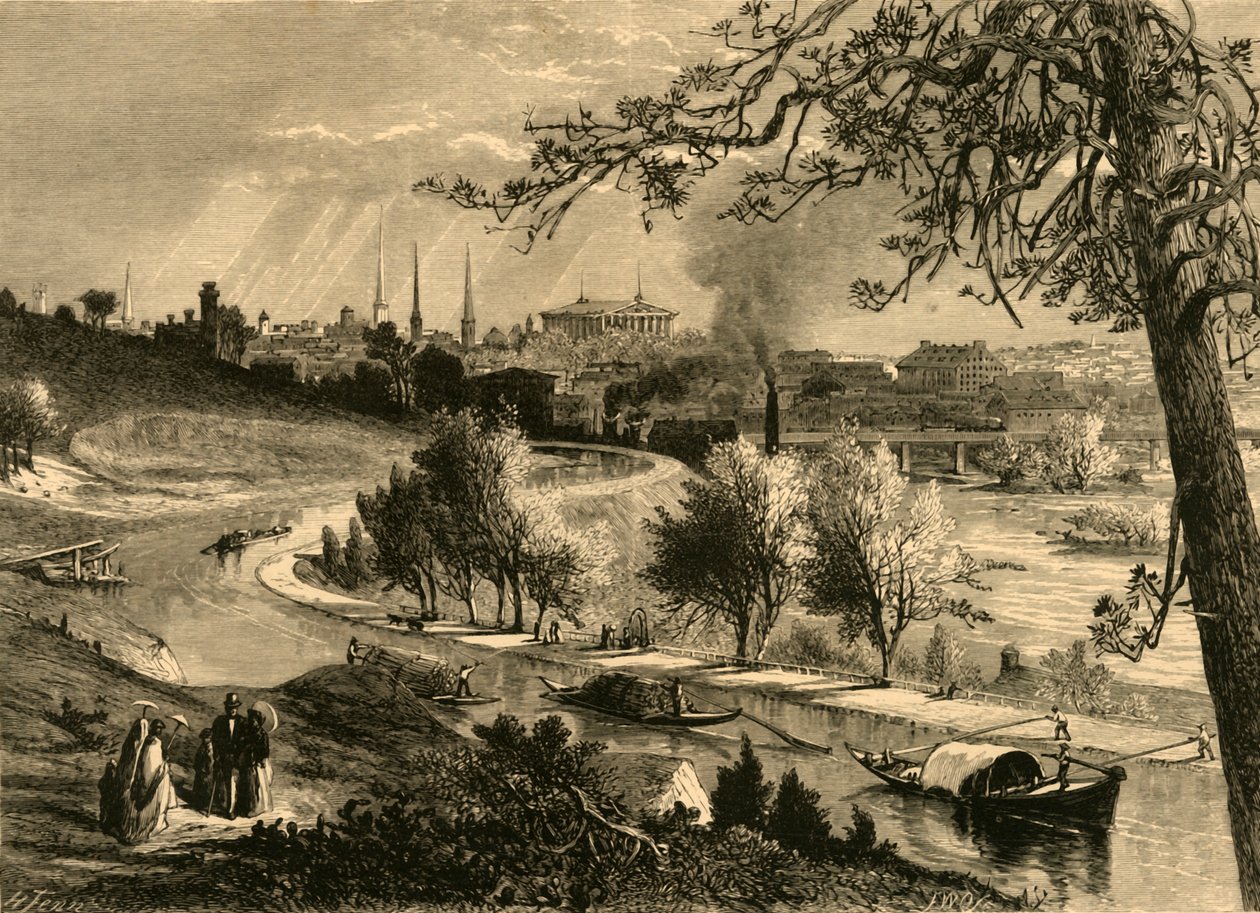 Richmond depuis Hollywood, 1872 - Frederick William Quartley