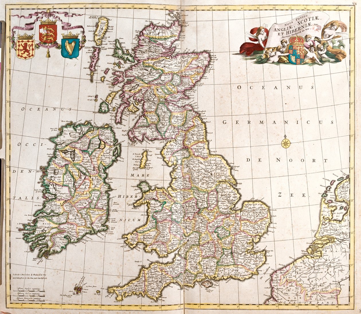 Grat Britain et Ireland - Frederick de Wit