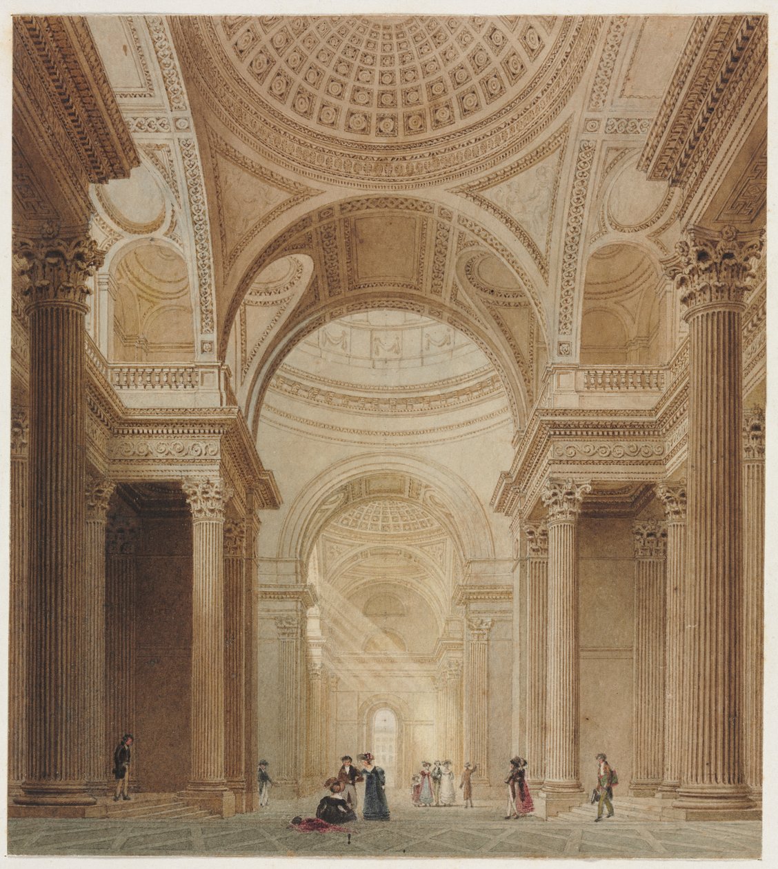 Intérieur du Panthéon à Paris - Fredrick Nash