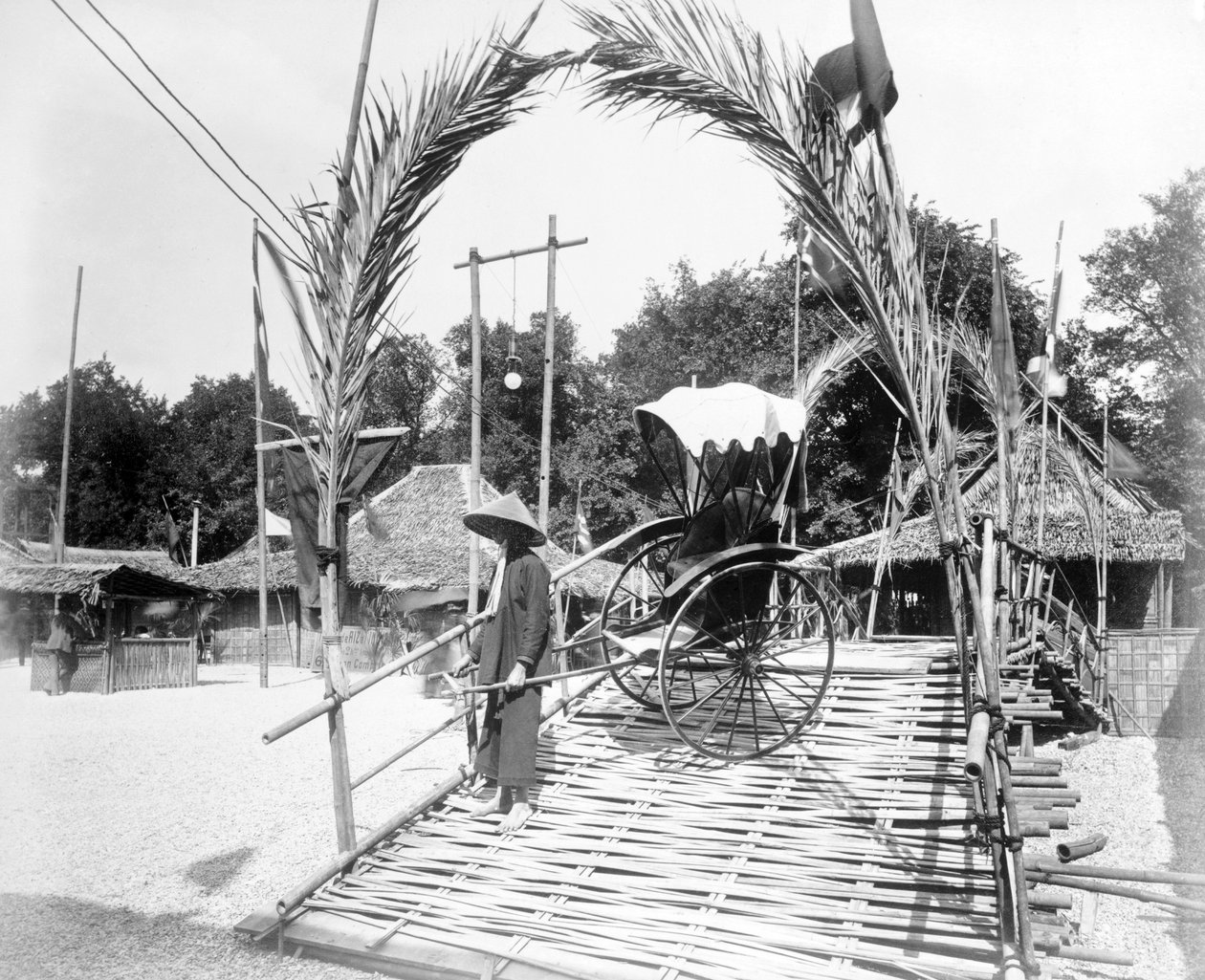 Conducteur de pousse-pousse à l