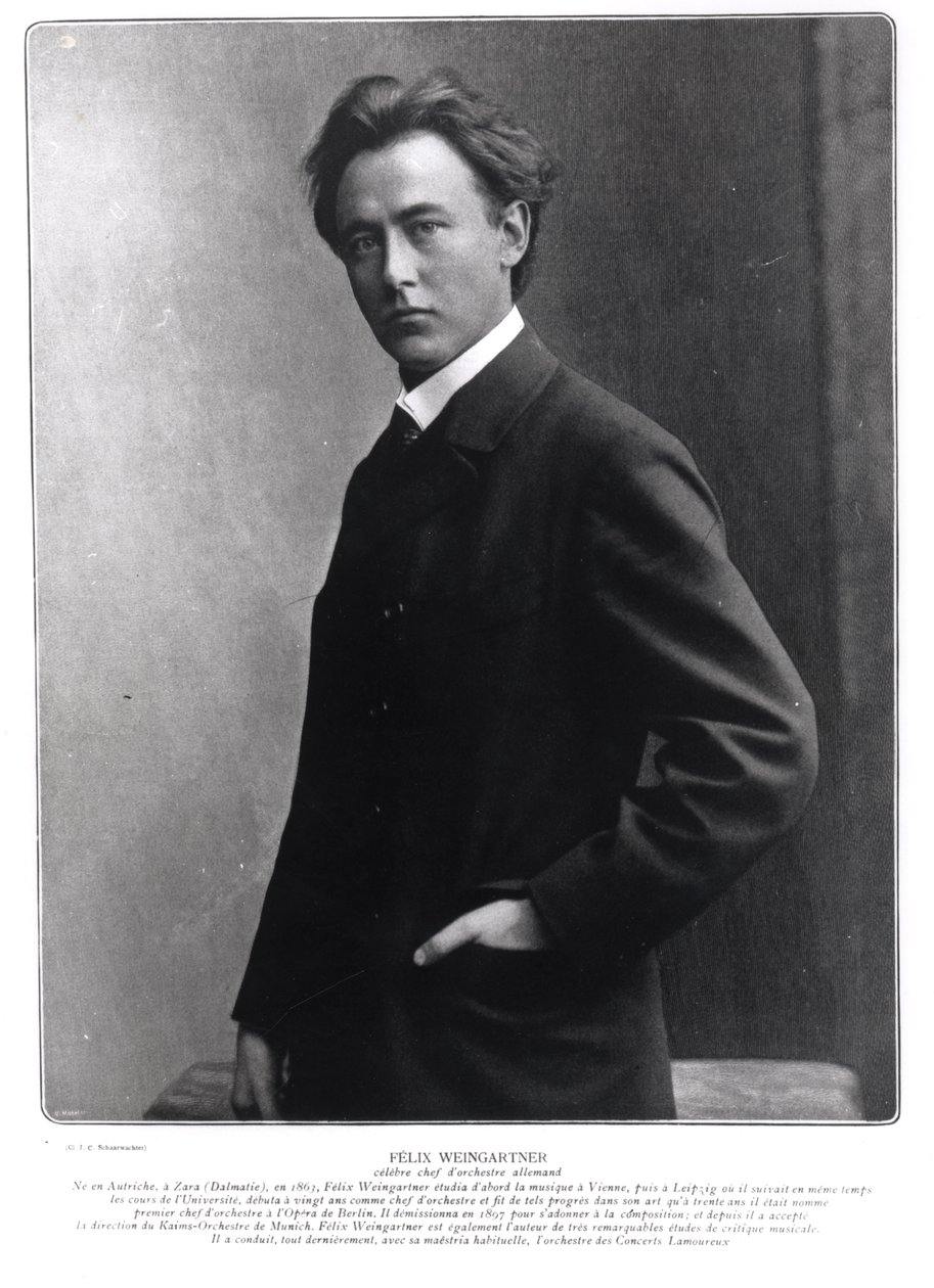 Felix Weingartner (1863-1942) 1903 - French Photographer