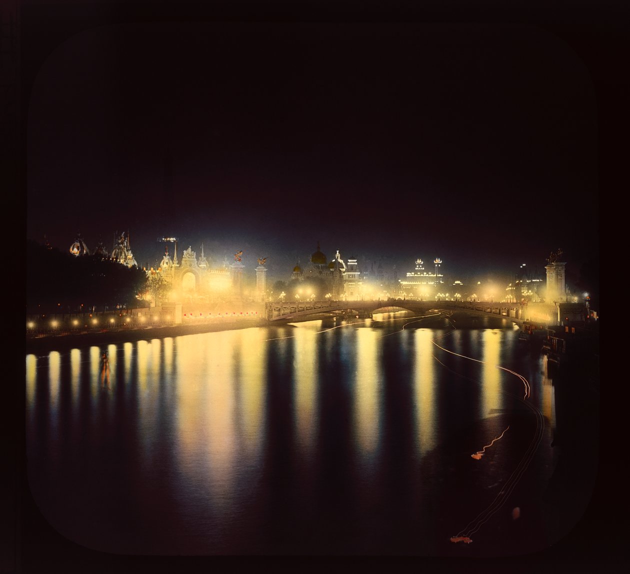 Exposition de Paris : Vue de nuit, 1900 - French Photographer