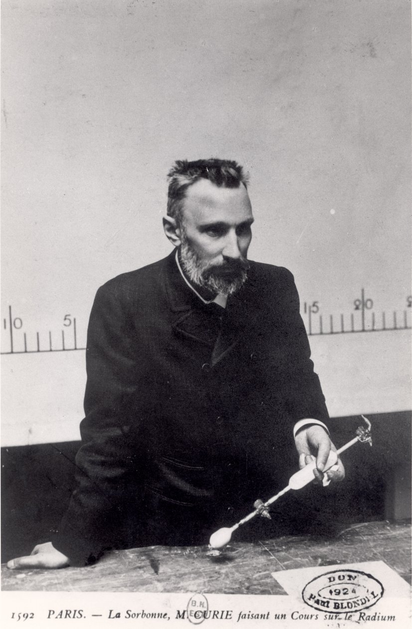 Pierre Curie (1859-1906) enseignant le radium à la Sorbonne, 1906 - French Photographer