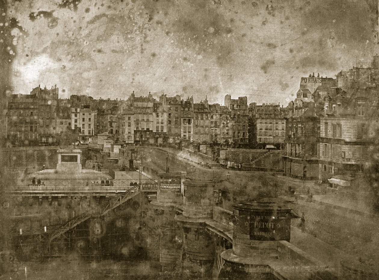 Pont Neuf, Paris, vers 1841 - French Photographer