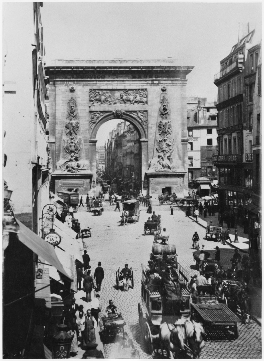 Porte Saint-Denis, Paris, vers 1880 - French Photographer