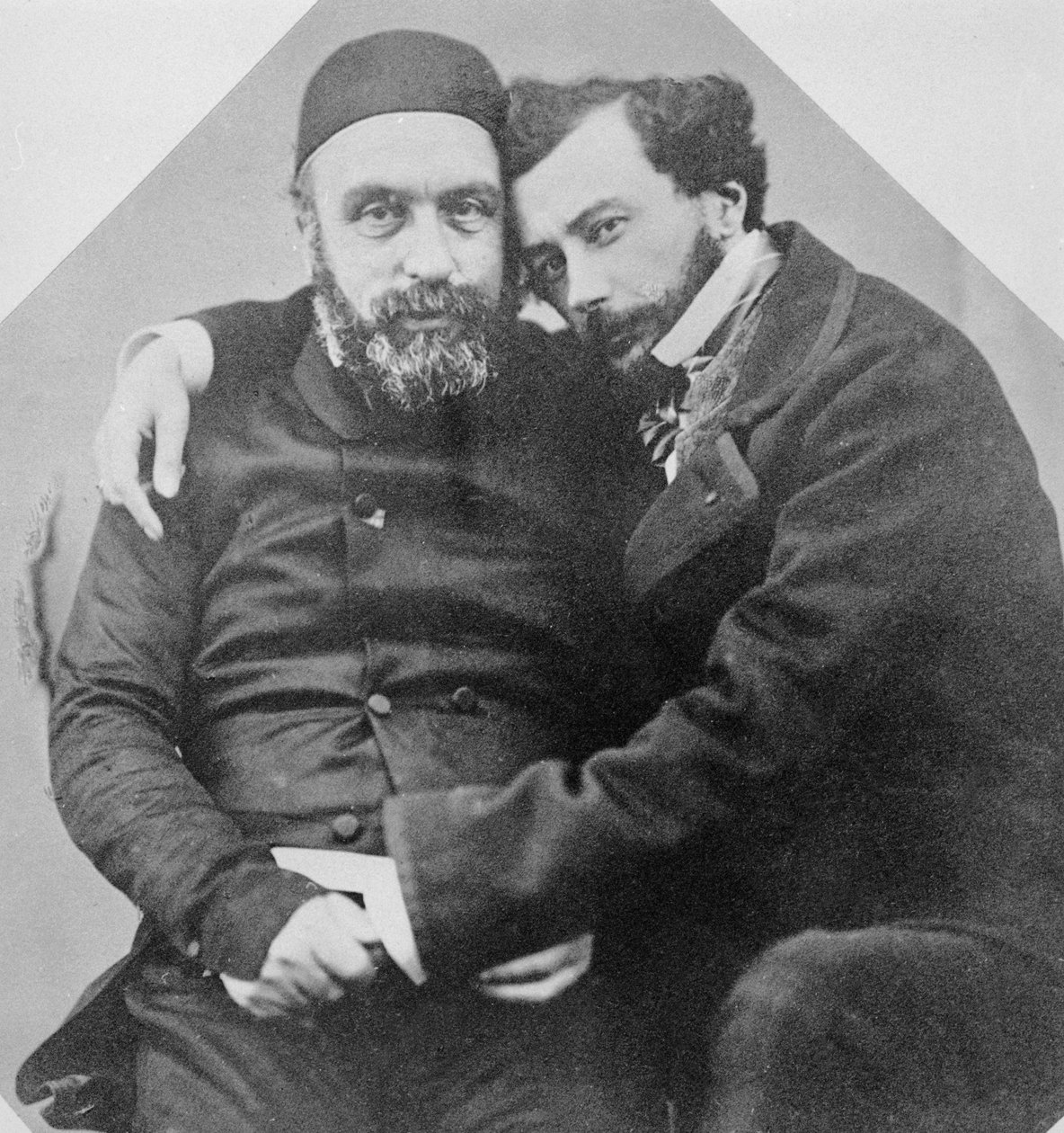 Portrait de Charles Lambert-Bey (1804-64) et Maxime Du Camp (1822-94) - French Photographer