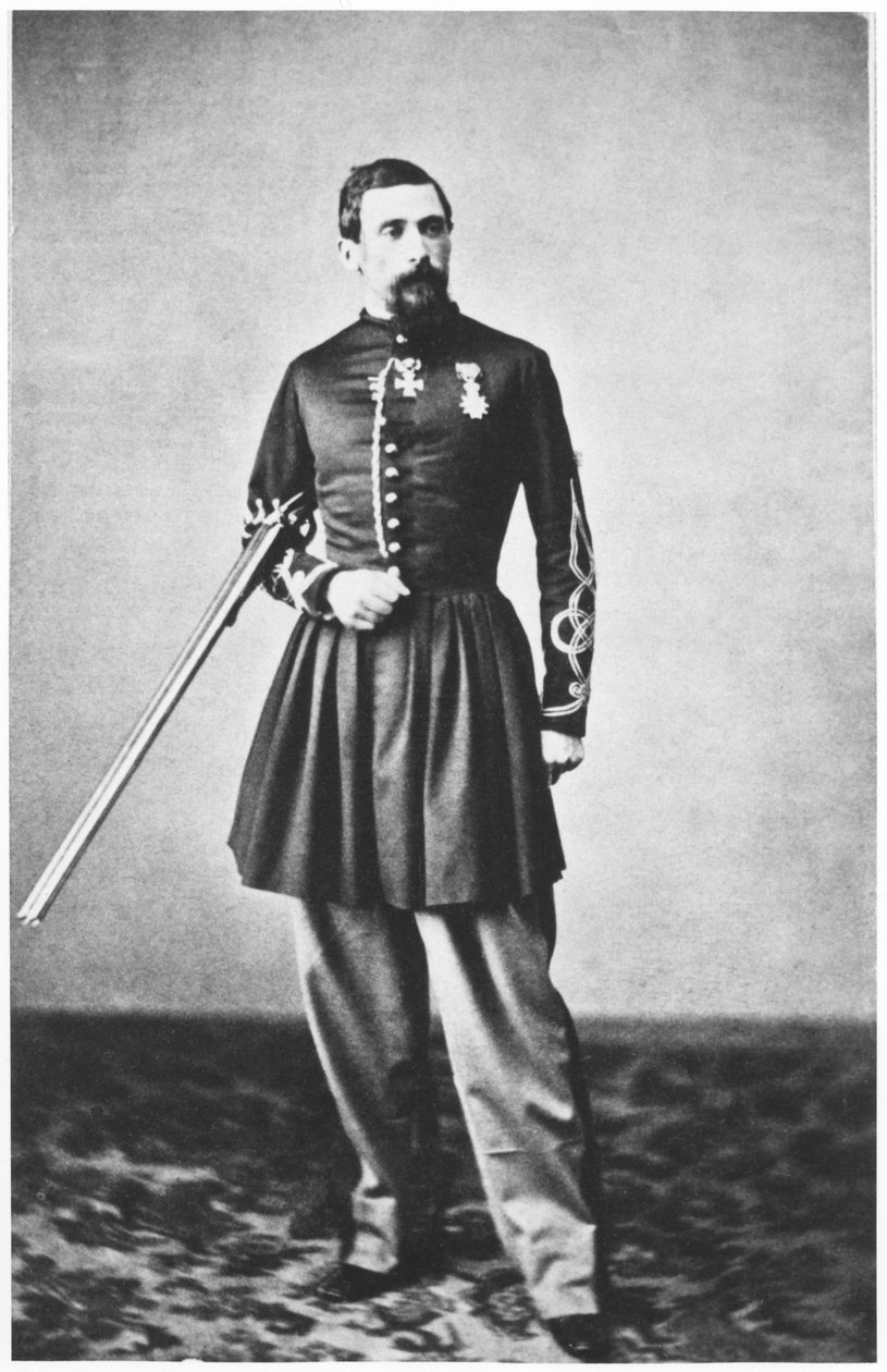 Portrait de Jules Gérard (1817-1864) Lieutenant du 3e Régiment de Spahis - French Photographer